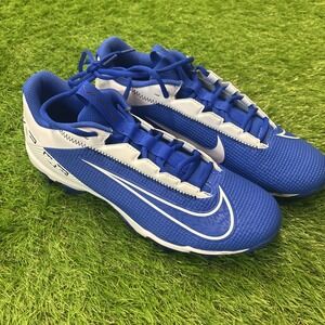 Nike Size 8.5 Vapor Edge Shark 2 'Hyper Royal White' DH5088-400 Football Cleats